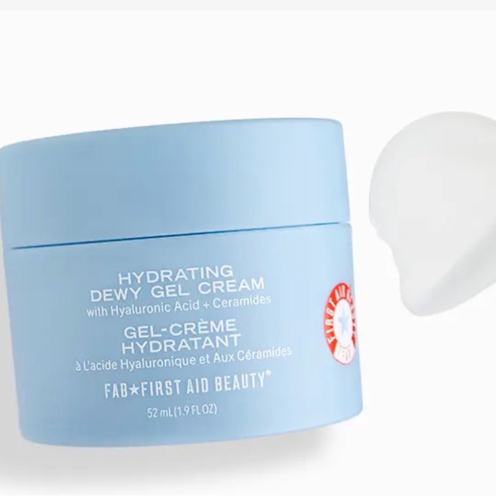 First Aid Beauty Dewy Gel Cream - Light Blue 1.9 ounces Hydrating Crème